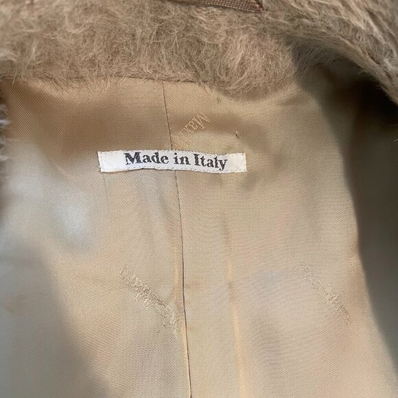 Max Mara Alpaca & Wool Vintage Coat - size 6 - FREE SHIPPING - Picture 5 of 8